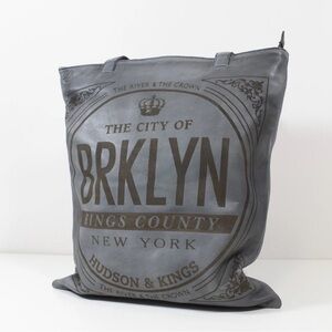 Gray Brooklyn Tote Bag